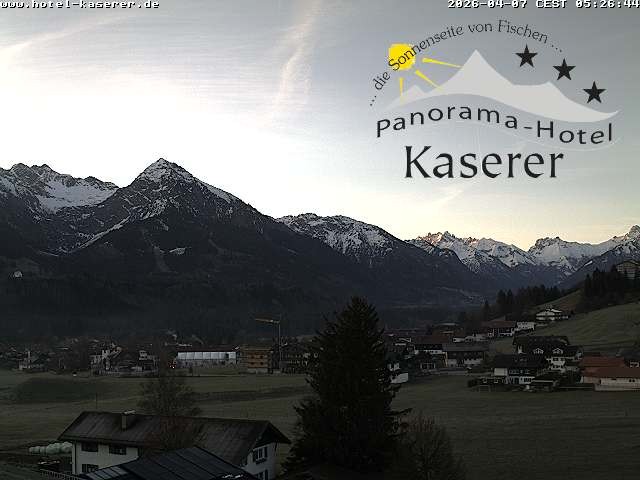 Archiv Foto Webcam Fischen, Hotel Garni Kaserer