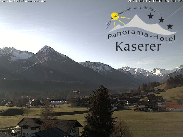 Archiv Foto Webcam Fischen, Hotel Garni Kaserer