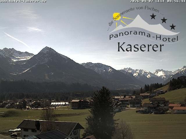 Archiv Foto Webcam Fischen, Hotel Garni Kaserer