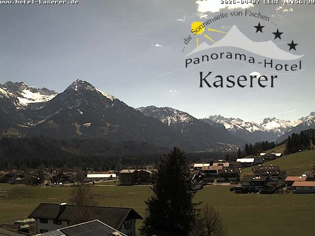 Archiv Foto Webcam Fischen, Hotel Garni Kaserer