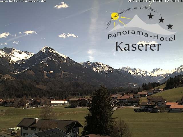 Archiv Foto Webcam Fischen, Hotel Garni Kaserer