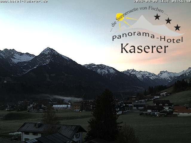 Archiv Foto Webcam Fischen, Hotel Garni Kaserer