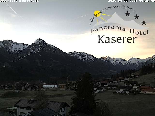 Archiv Foto Webcam Fischen, Hotel Garni Kaserer