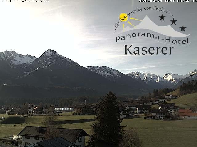 Archiv Foto Webcam Fischen, Hotel Garni Kaserer