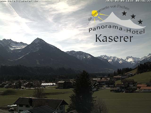 Archiv Foto Webcam Fischen, Hotel Garni Kaserer