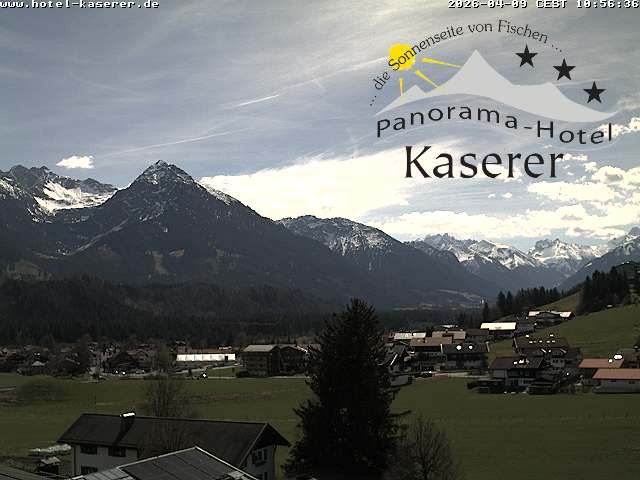 Archiv Foto Webcam Fischen, Hotel Garni Kaserer