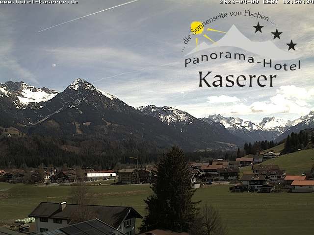 Archiv Foto Webcam Fischen, Hotel Garni Kaserer