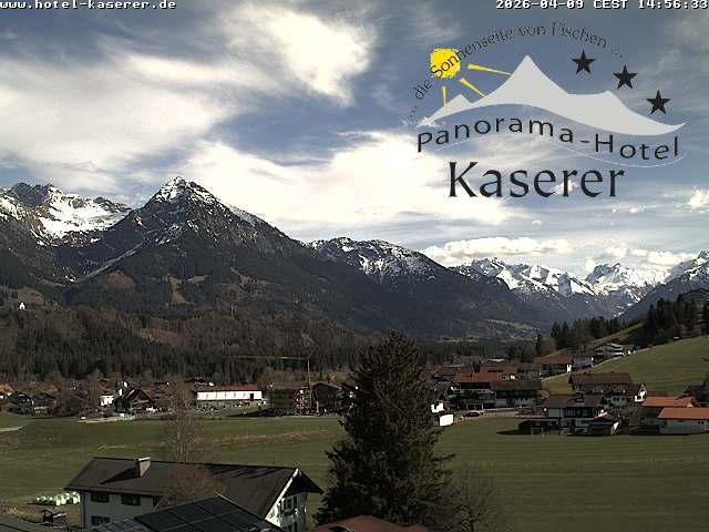 Archiv Foto Webcam Fischen, Hotel Garni Kaserer