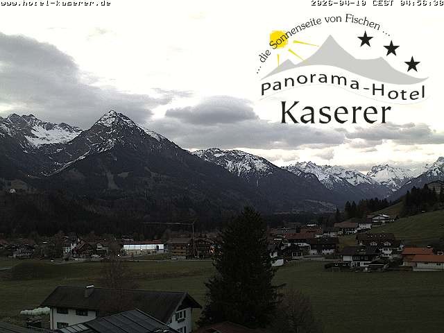 Archiv Foto Webcam Fischen, Hotel Garni Kaserer