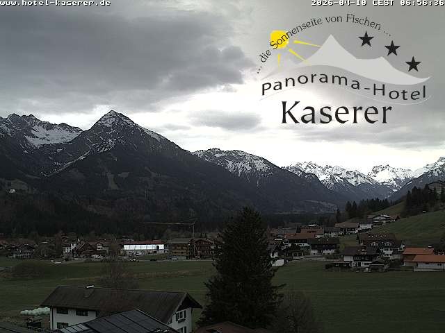 Archiv Foto Webcam Fischen, Hotel Garni Kaserer
