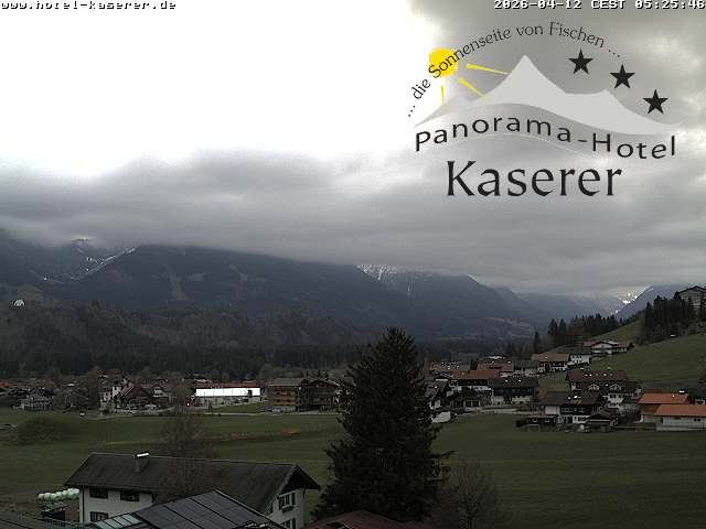 Archiv Foto Webcam Fischen, Hotel Garni Kaserer