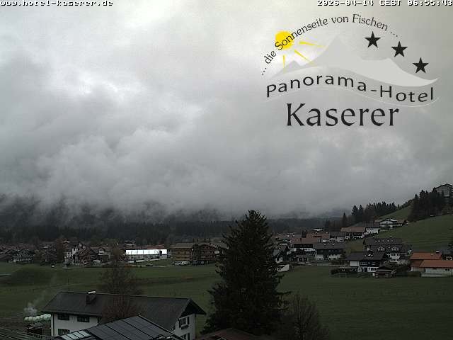 Archiv Foto Webcam Fischen, Hotel Garni Kaserer
