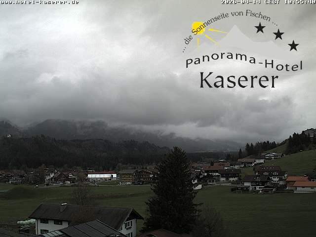 Archiv Foto Webcam Fischen, Hotel Garni Kaserer