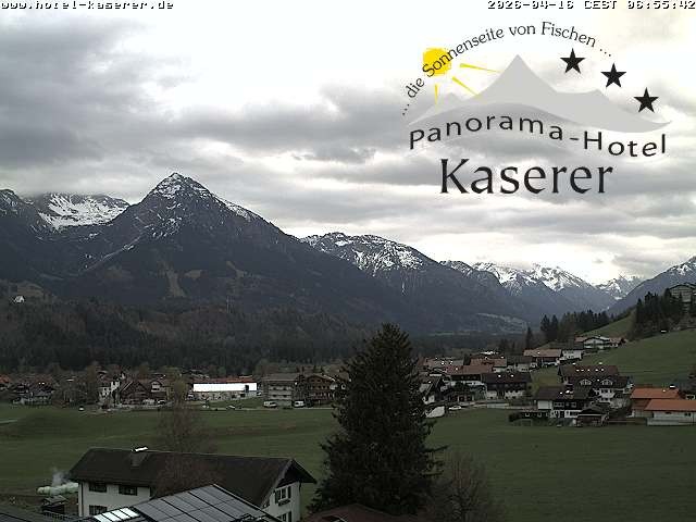 Archiv Foto Webcam Fischen, Hotel Garni Kaserer