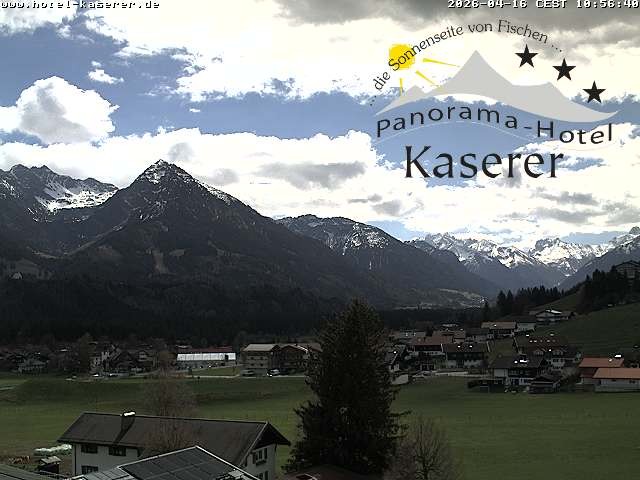 Archiv Foto Webcam Fischen, Hotel Garni Kaserer