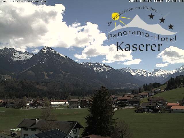 Archiv Foto Webcam Fischen, Hotel Garni Kaserer