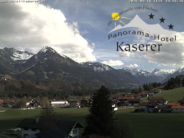 Archiv Foto Webcam Fischen, Hotel Garni Kaserer