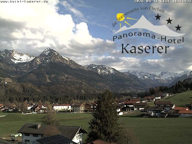 Archiv Foto Webcam Fischen, Hotel Garni Kaserer