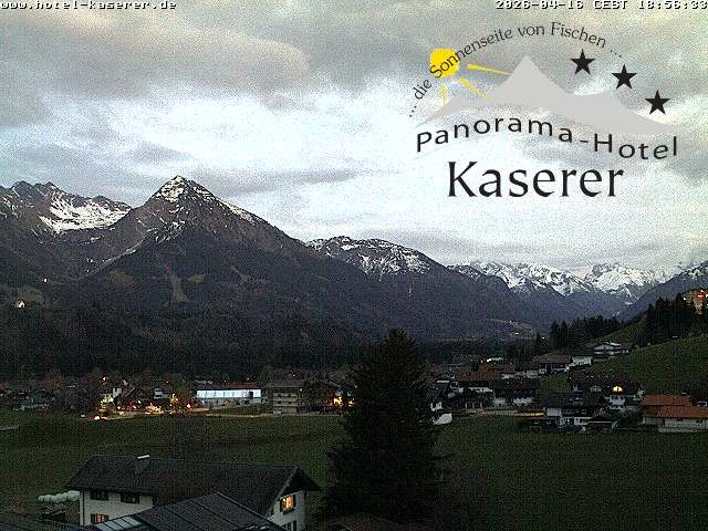 Archiv Foto Webcam Fischen, Hotel Garni Kaserer