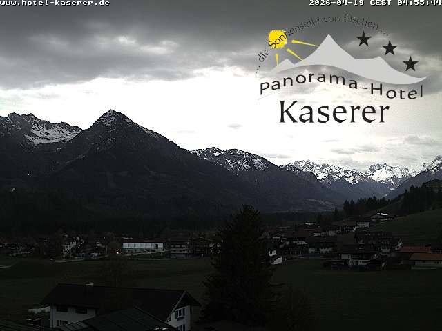 Archiv Foto Webcam Fischen, Hotel Garni Kaserer