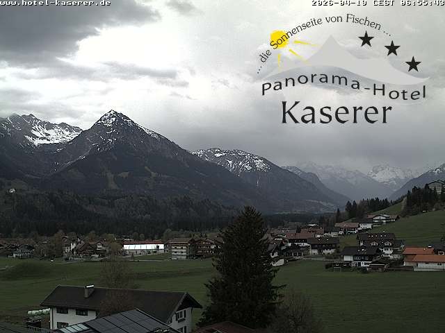 Archiv Foto Webcam Fischen, Hotel Garni Kaserer