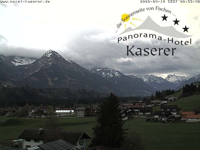 Archiv Foto Webcam Fischen, Hotel Garni Kaserer