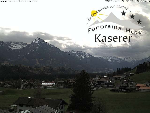 Archiv Foto Webcam Fischen, Hotel Garni Kaserer