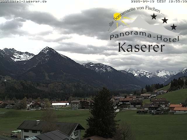 Archiv Foto Webcam Fischen, Hotel Garni Kaserer