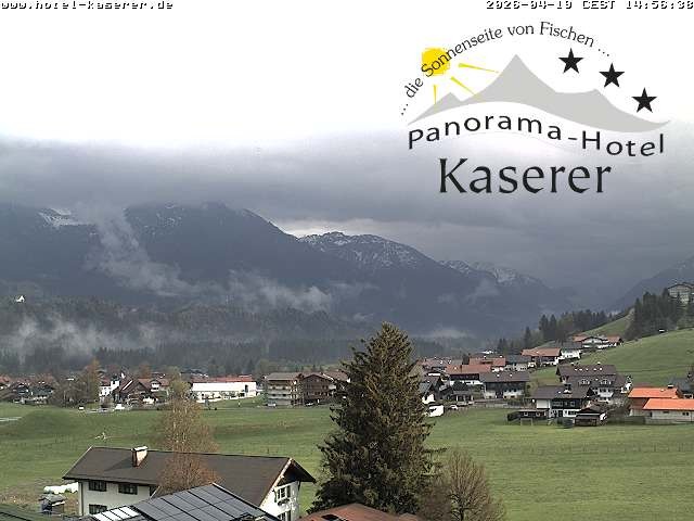 Archiv Foto Webcam Fischen, Hotel Garni Kaserer