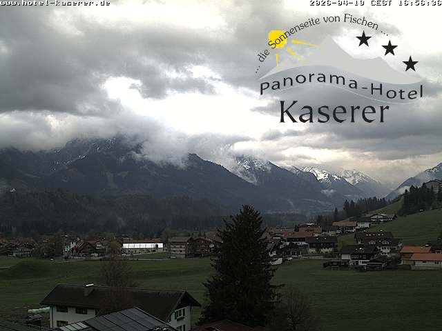 Archiv Foto Webcam Fischen, Hotel Garni Kaserer