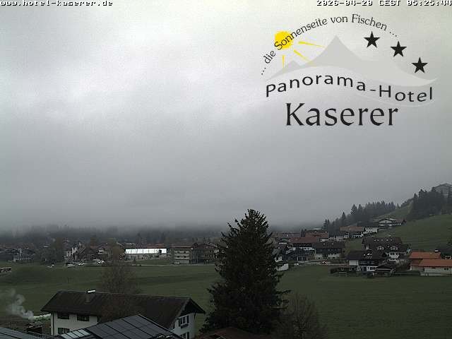 Archiv Foto Webcam Fischen, Hotel Garni Kaserer