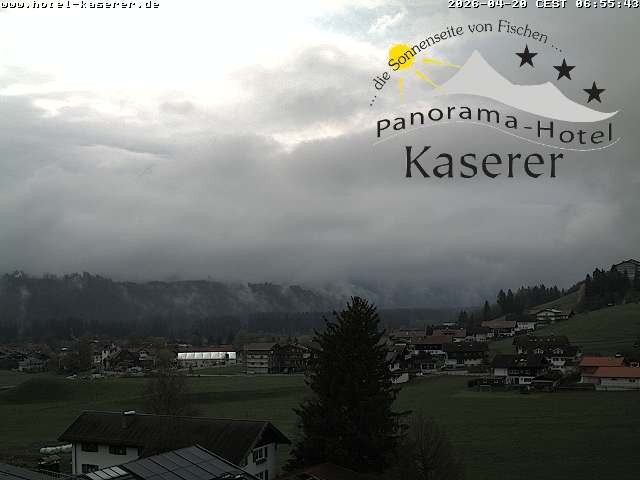 Archiv Foto Webcam Fischen, Hotel Garni Kaserer