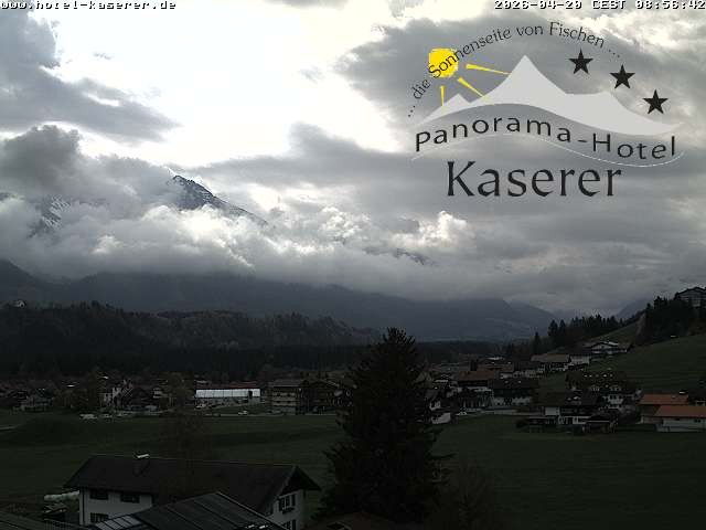 Archiv Foto Webcam Fischen, Hotel Garni Kaserer
