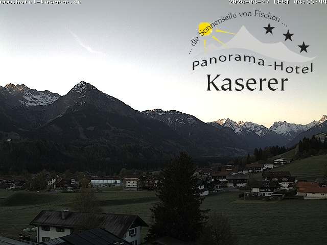 Archiv Foto Webcam Fischen, Hotel Garni Kaserer