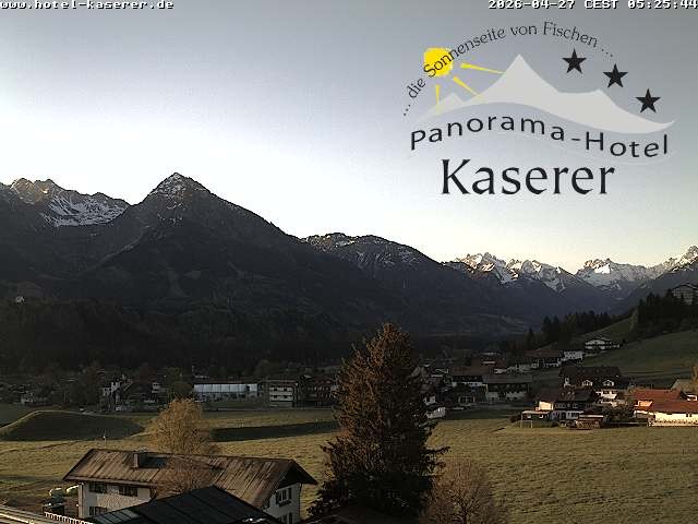 Archiv Foto Webcam Fischen, Hotel Garni Kaserer
