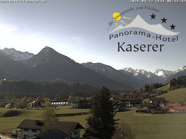 Archiv Foto Webcam Fischen, Hotel Garni Kaserer