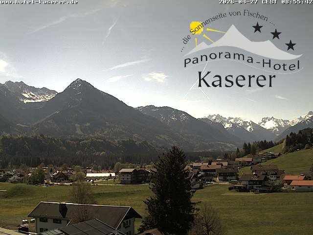 Archiv Foto Webcam Fischen, Hotel Garni Kaserer