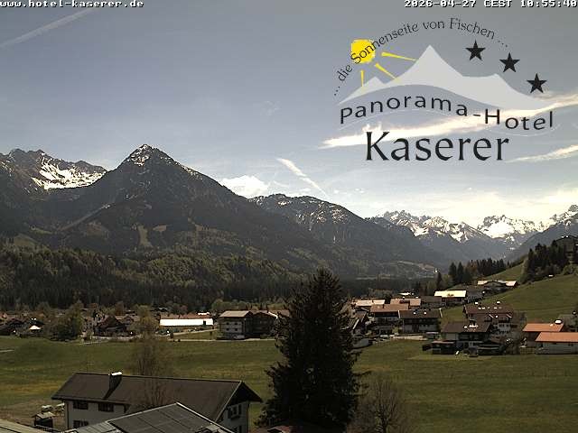 Archiv Foto Webcam Fischen, Hotel Garni Kaserer