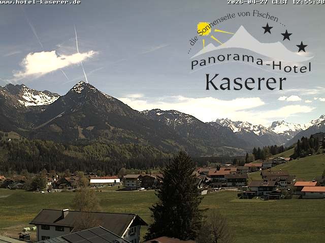 Archiv Foto Webcam Fischen, Hotel Garni Kaserer