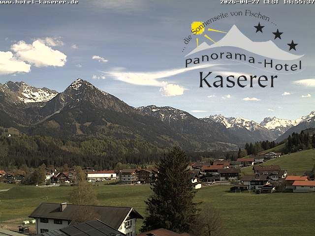 Archiv Foto Webcam Fischen, Hotel Garni Kaserer