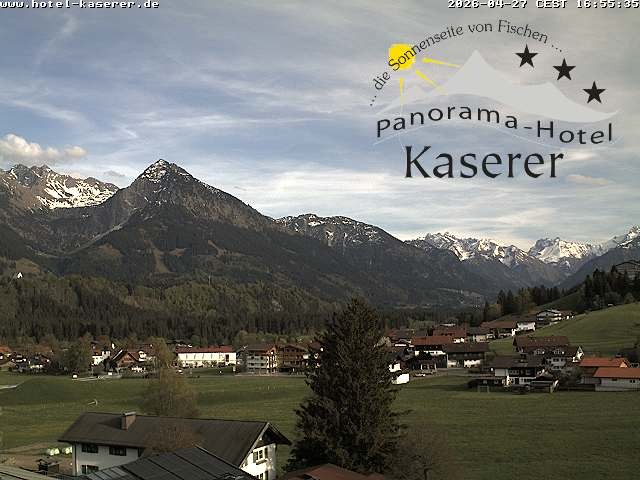 Archiv Foto Webcam Fischen, Hotel Garni Kaserer