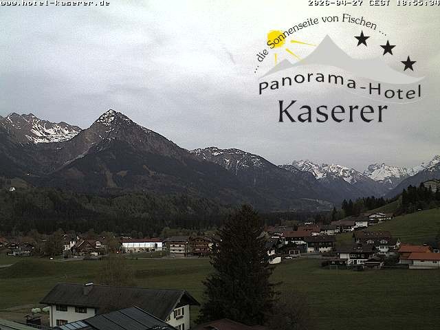 Archiv Foto Webcam Fischen, Hotel Garni Kaserer