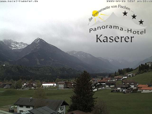Archiv Foto Webcam Fischen, Hotel Garni Kaserer