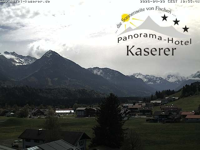 Archiv Foto Webcam Fischen, Hotel Garni Kaserer