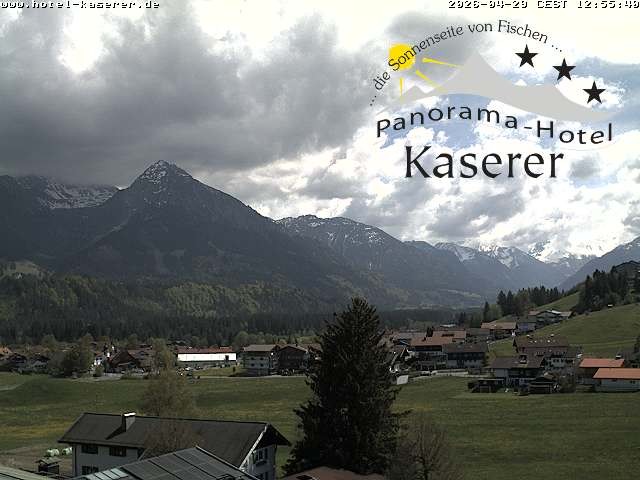 Archiv Foto Webcam Fischen, Hotel Garni Kaserer