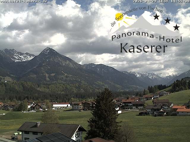 Archiv Foto Webcam Fischen, Hotel Garni Kaserer