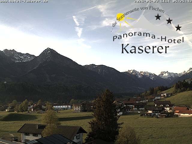 Archiv Foto Webcam Fischen, Hotel Garni Kaserer