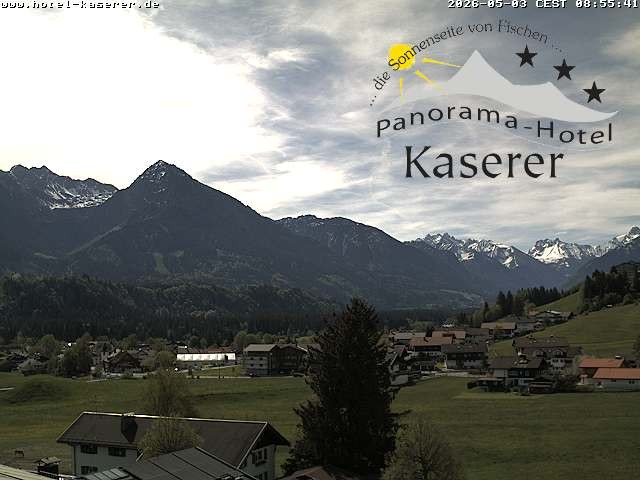 Archiv Foto Webcam Fischen, Hotel Garni Kaserer