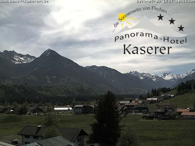 Archiv Foto Webcam Fischen, Hotel Garni Kaserer