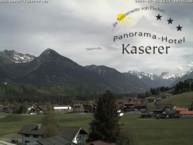 Archiv Foto Webcam Fischen, Hotel Garni Kaserer